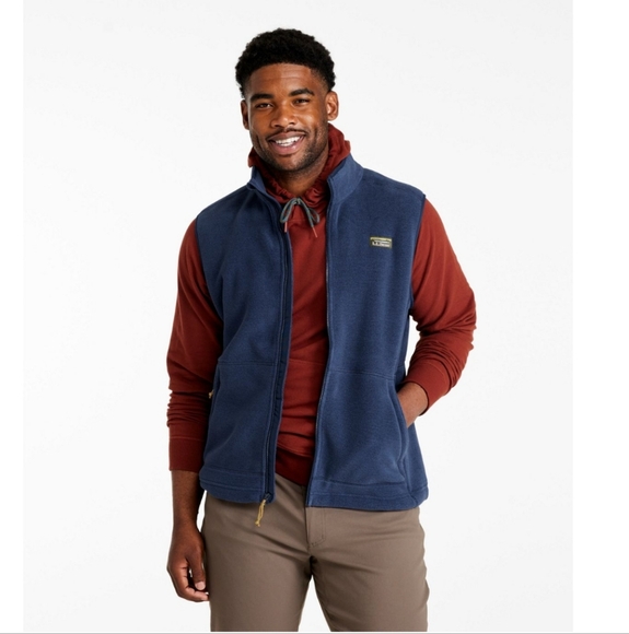 L.L. Bean Other - L.L. Bean Classic Fleece Blue Vest Size XL Tall
